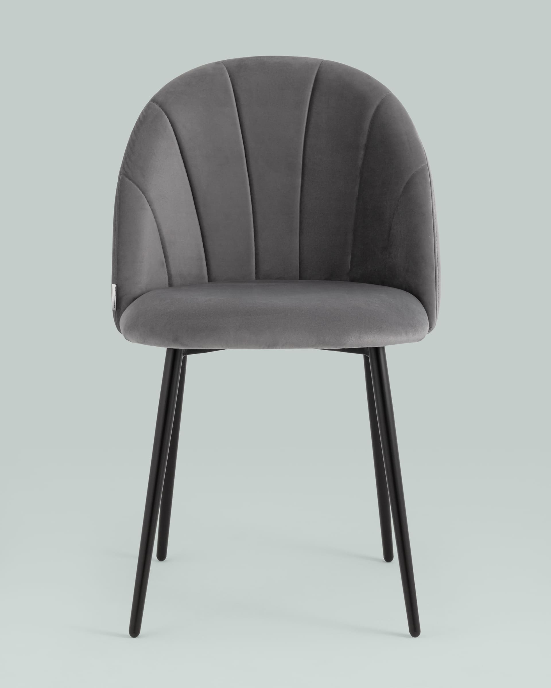 Стул Логан NEW велюр серый