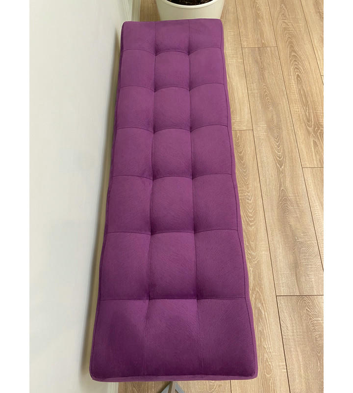 Банкетка Сканди-120-1 (фиолетовый/золото)