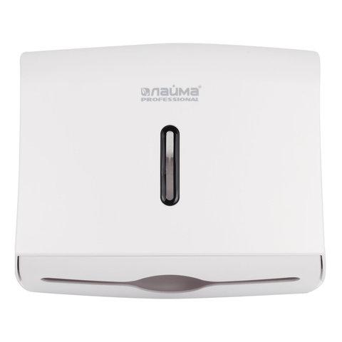 Диспенсер для полотенец LAIMA PROFESSIONAL BASIC (Система H2), Z-сложения, белый, ABS, 605049
