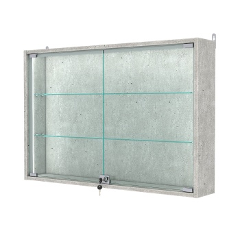 Витрина настенная №3-1А-П, Метрополитан Грей