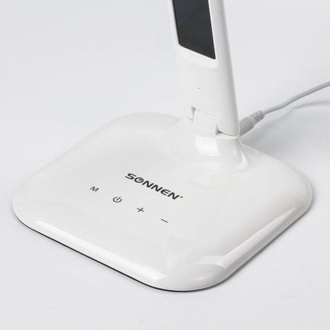 Настольная лампа / светильник SONNEN BR-888A, на подставке, светодиодный, LED, 9 Вт, белый, 236664