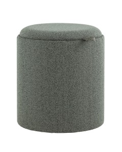 Пуф-столик с ящиком Хюгге S букле зелёный