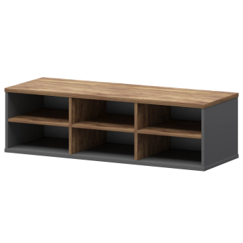 Надставка с вставкой для тумбы-купе Смарт СМТ-12НВ.18 тип2 Графит/Таксония