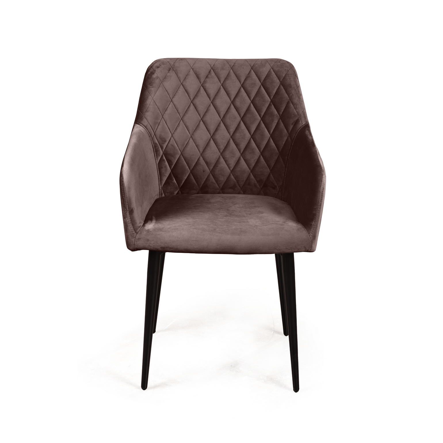 Стул с подлокотниками Роберт, бархат антрацит 14