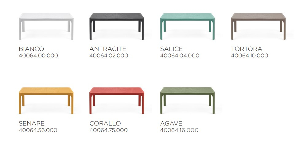 Столик пластиковый журнальный Net Table 100 агава