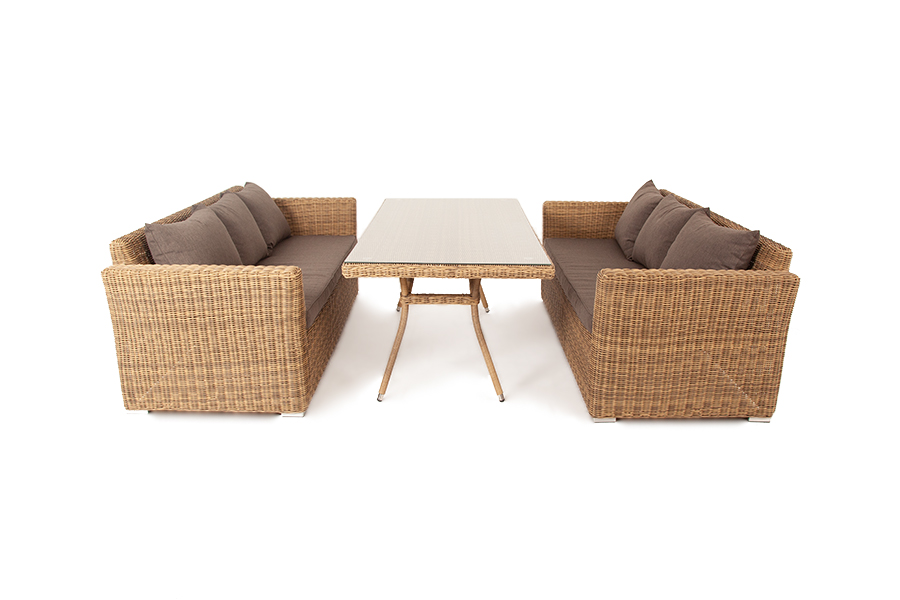 "Мокко Дабл" обеденная группа из искусственного ротанга