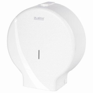 Диспенсер для туалетной бумаги LAIMA PROFESSIONAL ORIGINAL (Система T1), БОЛЬШОЙ, белый, ABS-пластик, 605768