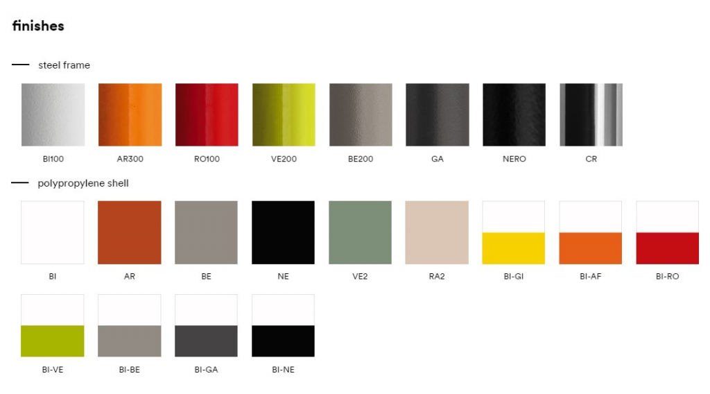 Стул пластиковый на полозьях Tweet хромированный, белый, бежевый