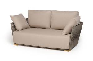 "Форли" диван 2-местный плетеный из роупа