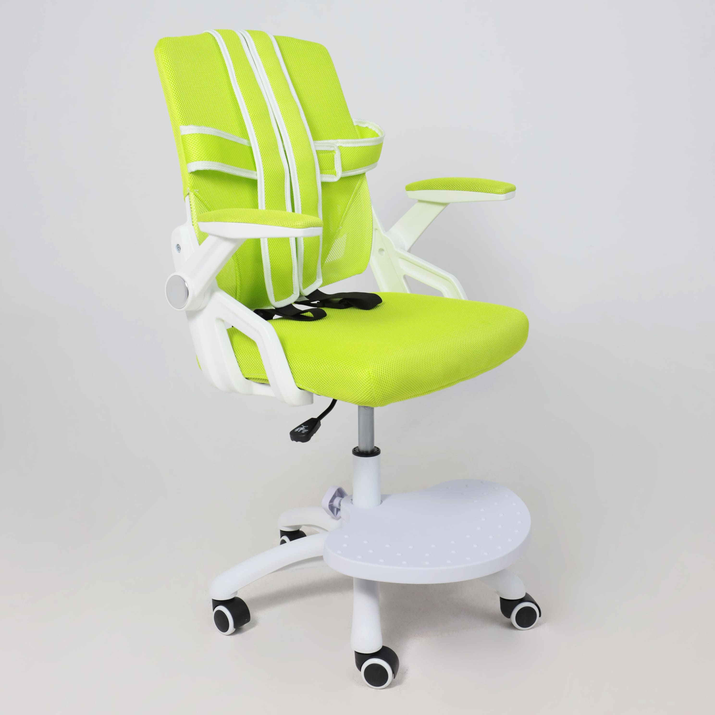 Кресло поворотное Moon, салатовый, сетка