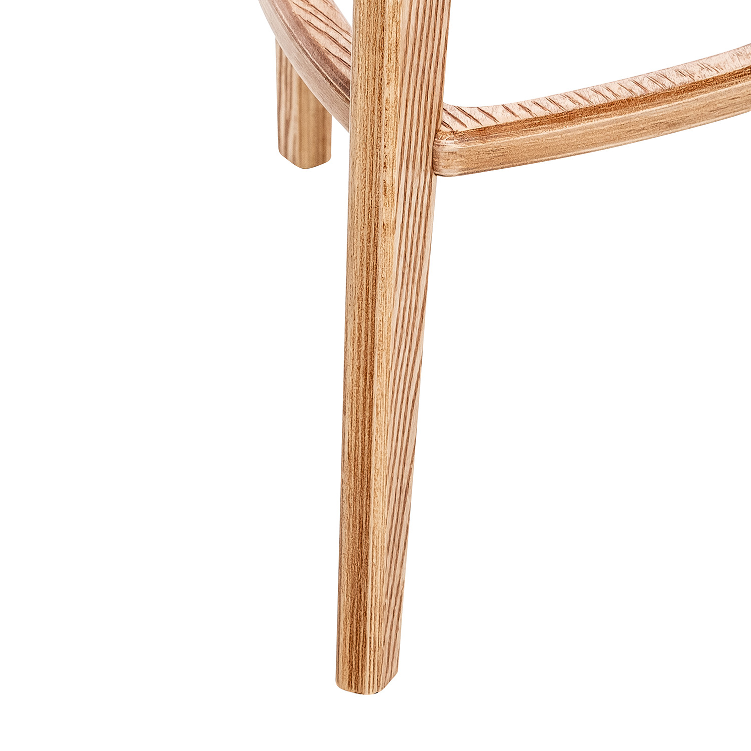 Стул барный 3 ноги прямые цвет Дуб шпон