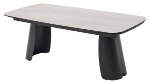 Стол KENT 200 TL-109, испанская керамика / Темно-серый каркас, ®DISAUR