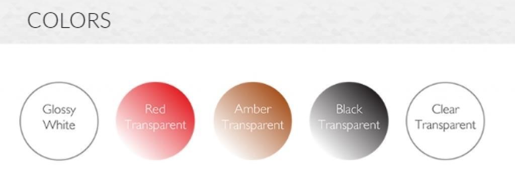 Стул прозрачный Allegra красный