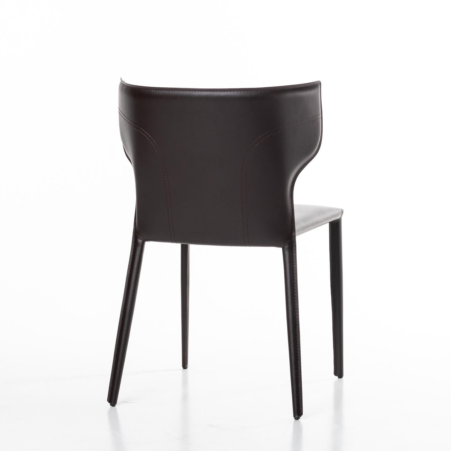 Стул Аустин, кожа коричневый