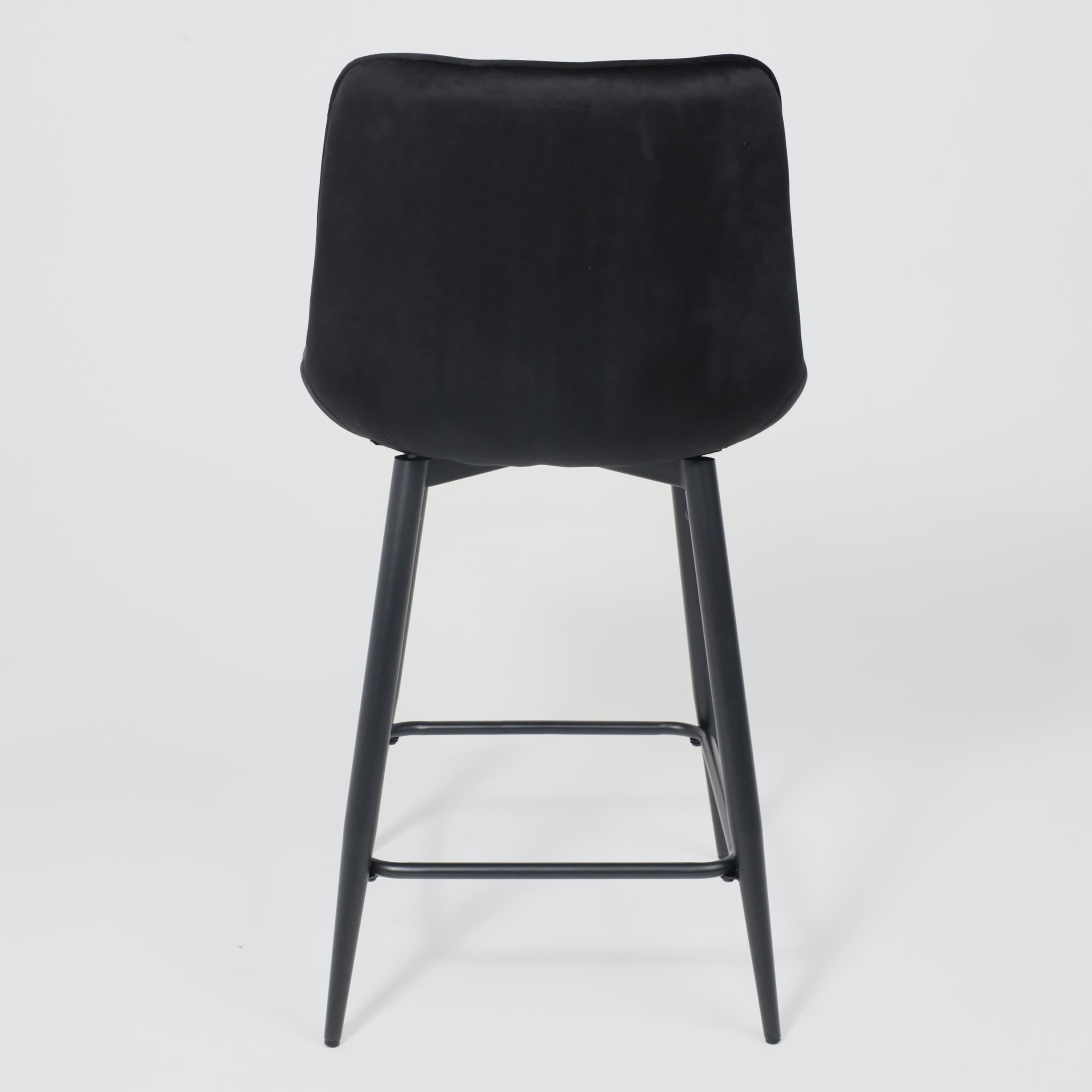 Стул полубарный Linx, черный, велюр