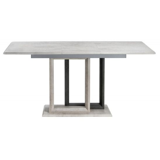 Стол Санса 120 камень темный / камень светлый