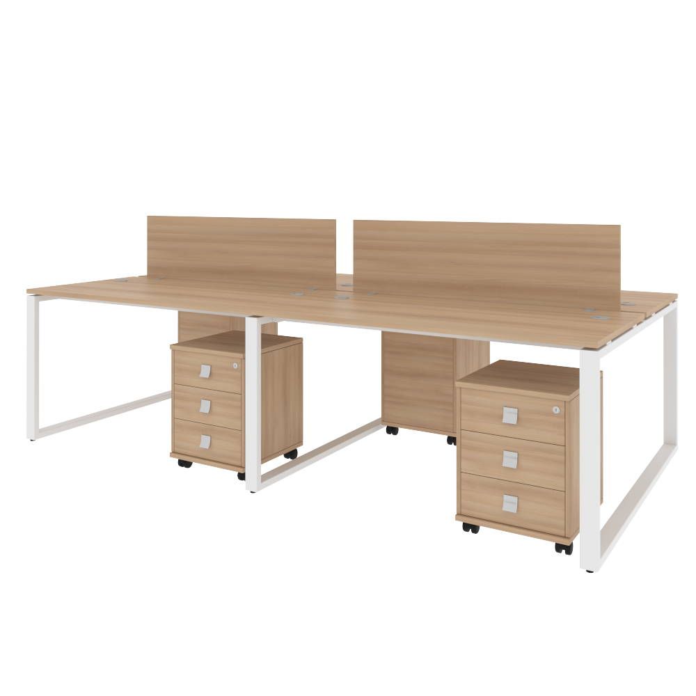 Офисная мебель Metal System Style, комплект №7 (О-опоры)