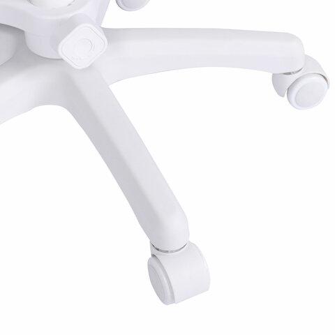 Кресло детское с подставкой для ног BRABIX "Sky MG-206", велюр, голубое, 533155