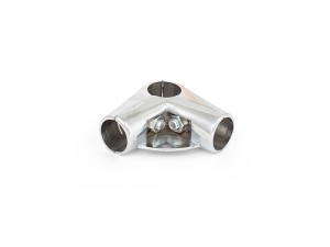 Крепёж угловой с одной полкой, UNO 6, хром