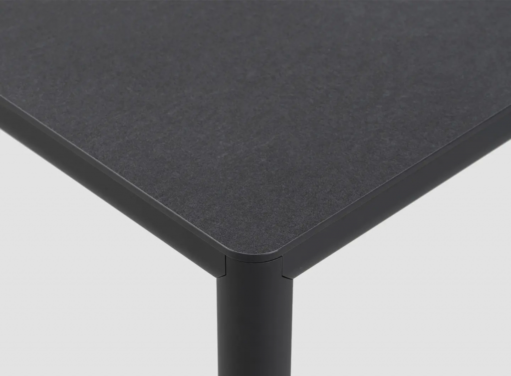 Стол обеденный ламинированный Piave 120х70 антрацит