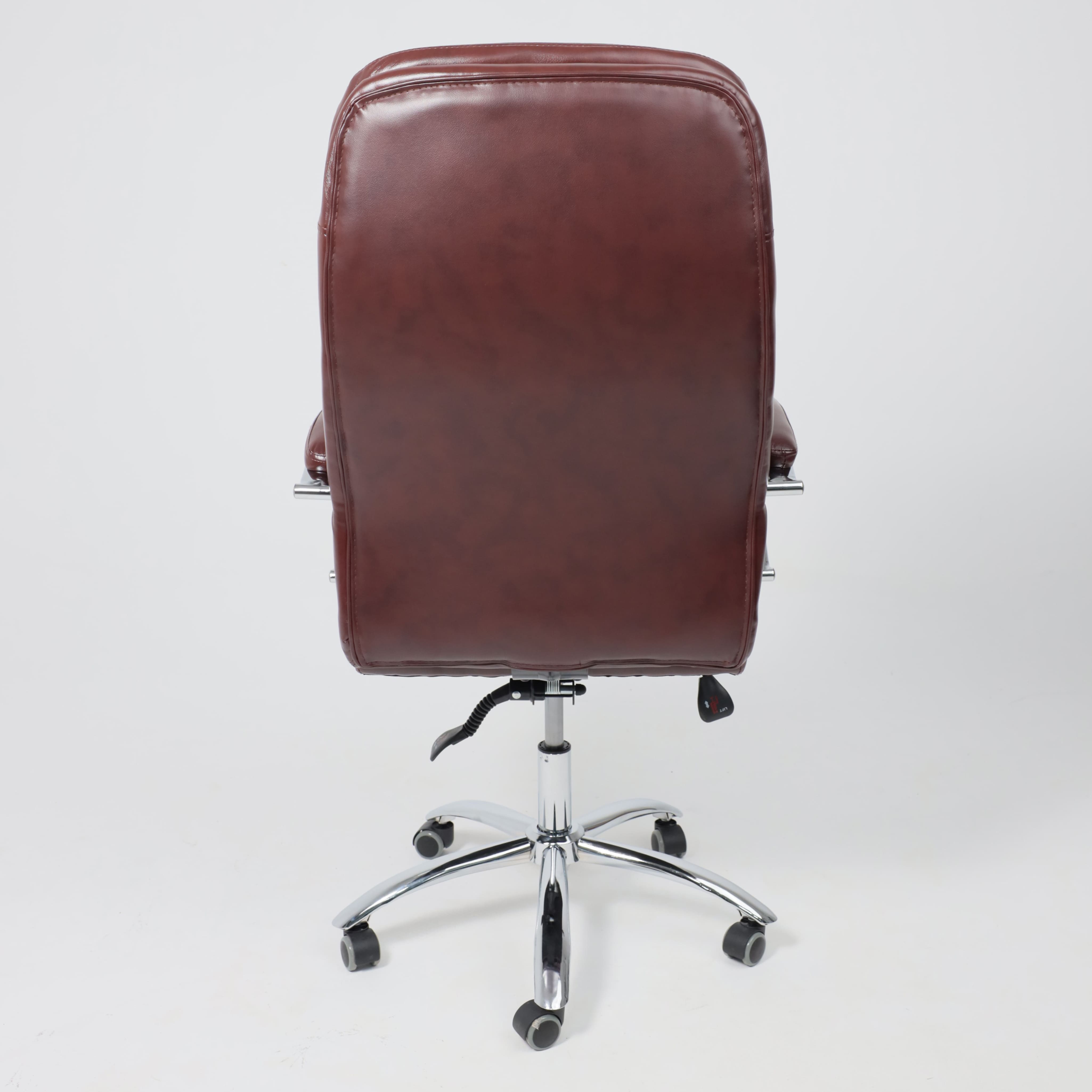 Кресло поворотное Leonardo, коричневый бриллиант, экокожа