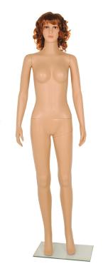 F02.Wig Манекен женский пластиковый с париком