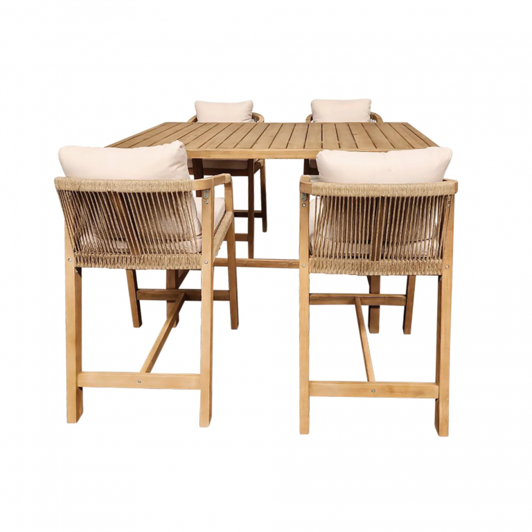 Стол деревянный барный Rimini натуральный