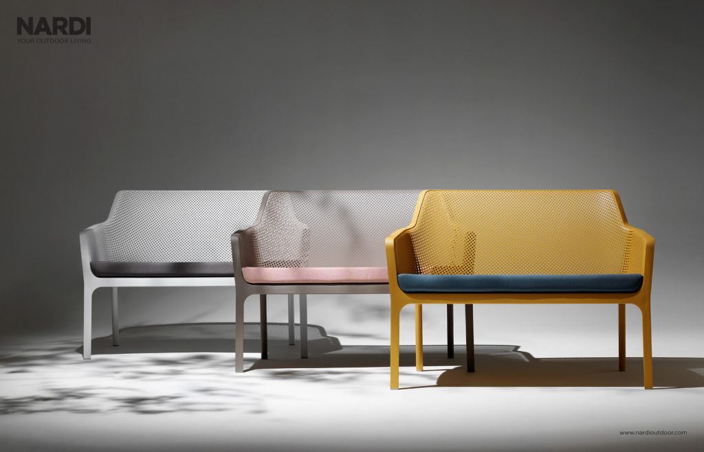 Подушка для дивана Net Bench серый камень