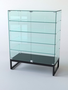 Прилавок "ЛОФТ СТИЛЬ" №129 (с дверками), Черный