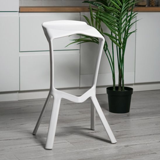Стул барный Miura, белый