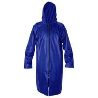 Плащ-дождевик синий на молнии многоразовый с ПВХ-покрытием, размер 56-58 (XXL), рост 170-176, ГРАНДМАСТЕР, 610867