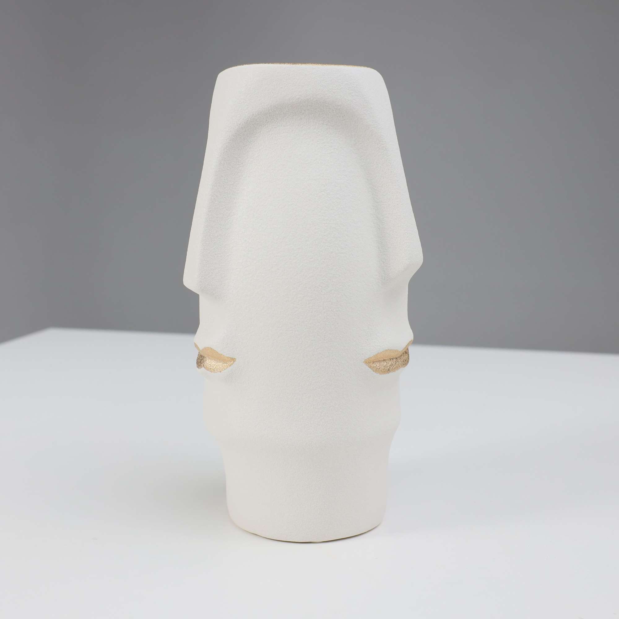 Ваза керамическая COLD, белый, 13*13*25см