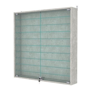 Витрина настенная №4-5А, Метрополитан Грей