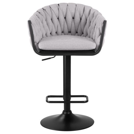 Барный стул КЕЛЬН, рогожка серый