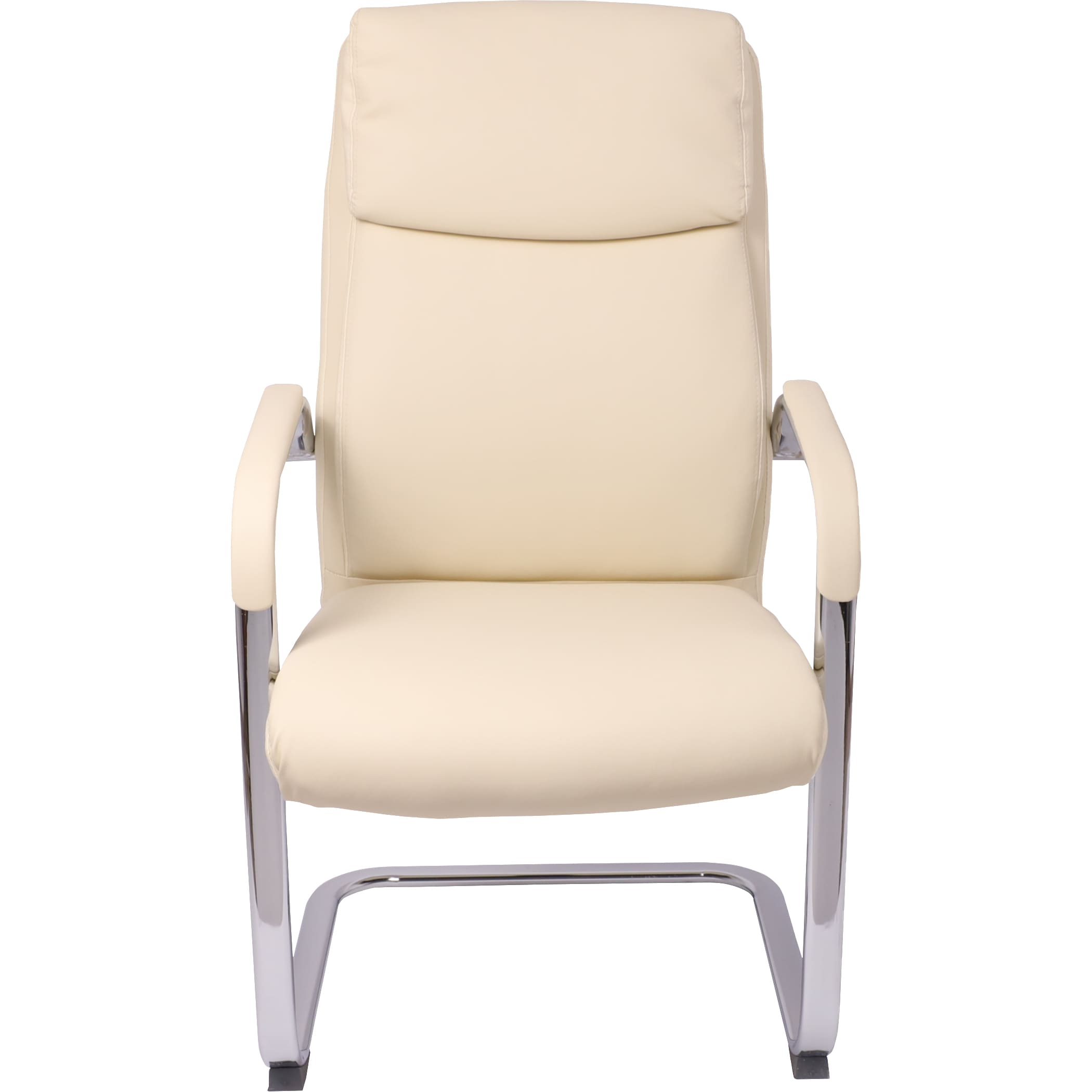 Стул барный Lima, кремовый, экокожа