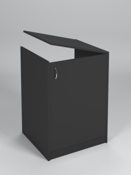 Прилавок "ЭКОНОМ" вход-выход (600мм), Черный