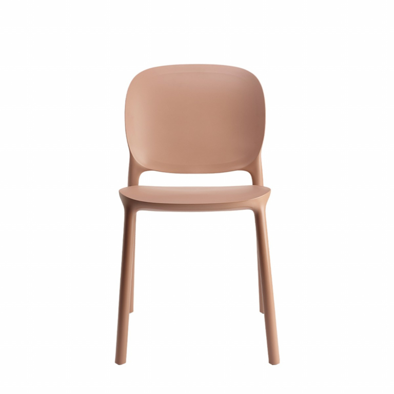 Стул пластиковый Hug Go Green карамельный