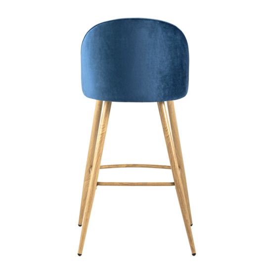 Стул барный Лион, голубой велюр цена 6 888.50 ₽ Стул барный Лион, голубой велюр