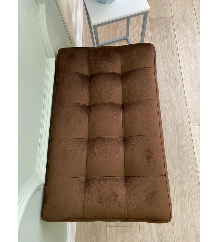 Банкетка Сканди-60 (коричневый/золото)