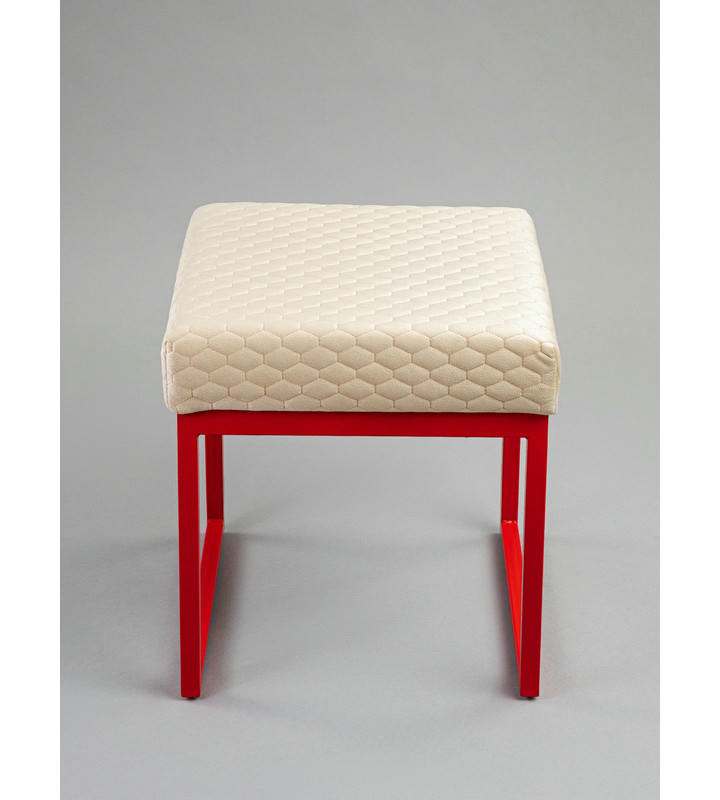 Банкетка Марсей 40-44 (бежевый/красный)