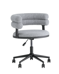 Стул офисный Ponty серый чёрные ножки