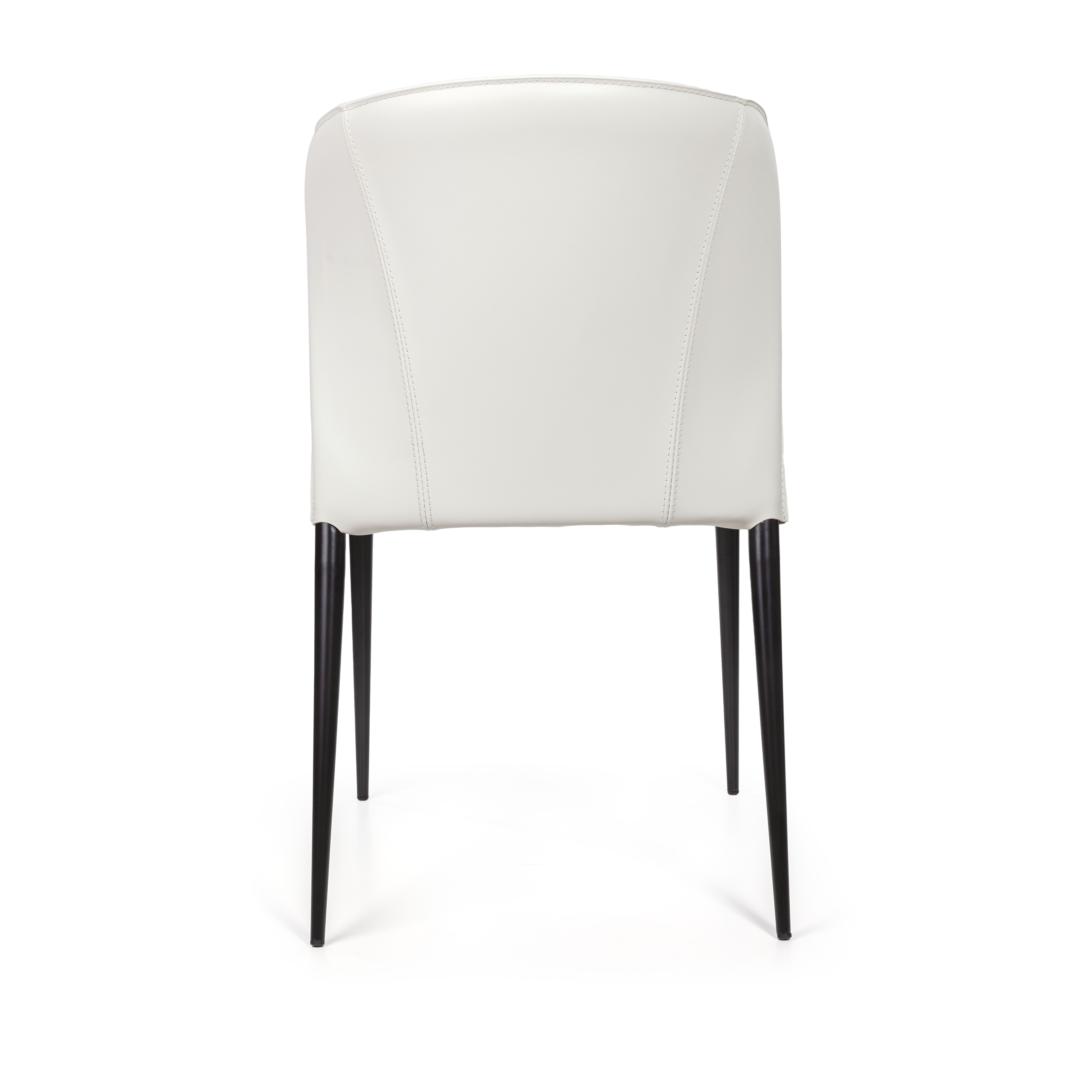 Стул Альберт, кожа белый