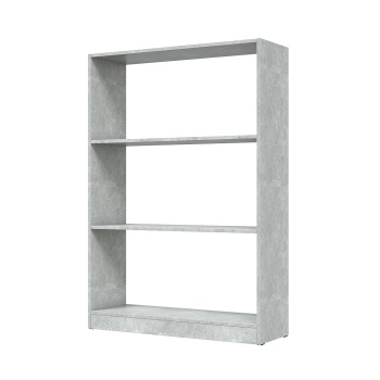 Стеллаж островной №1300-300мм, Метрополитан Грей
