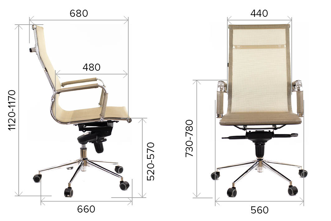 Кресло Everprof Opera M Сетка Золотой