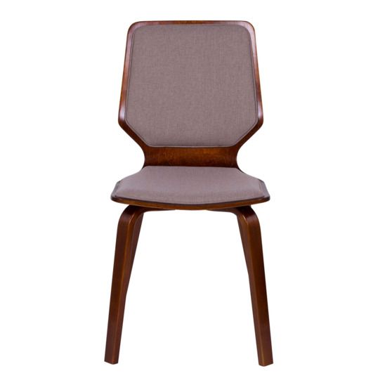 Стул Бертран миндаль, каркас вишня