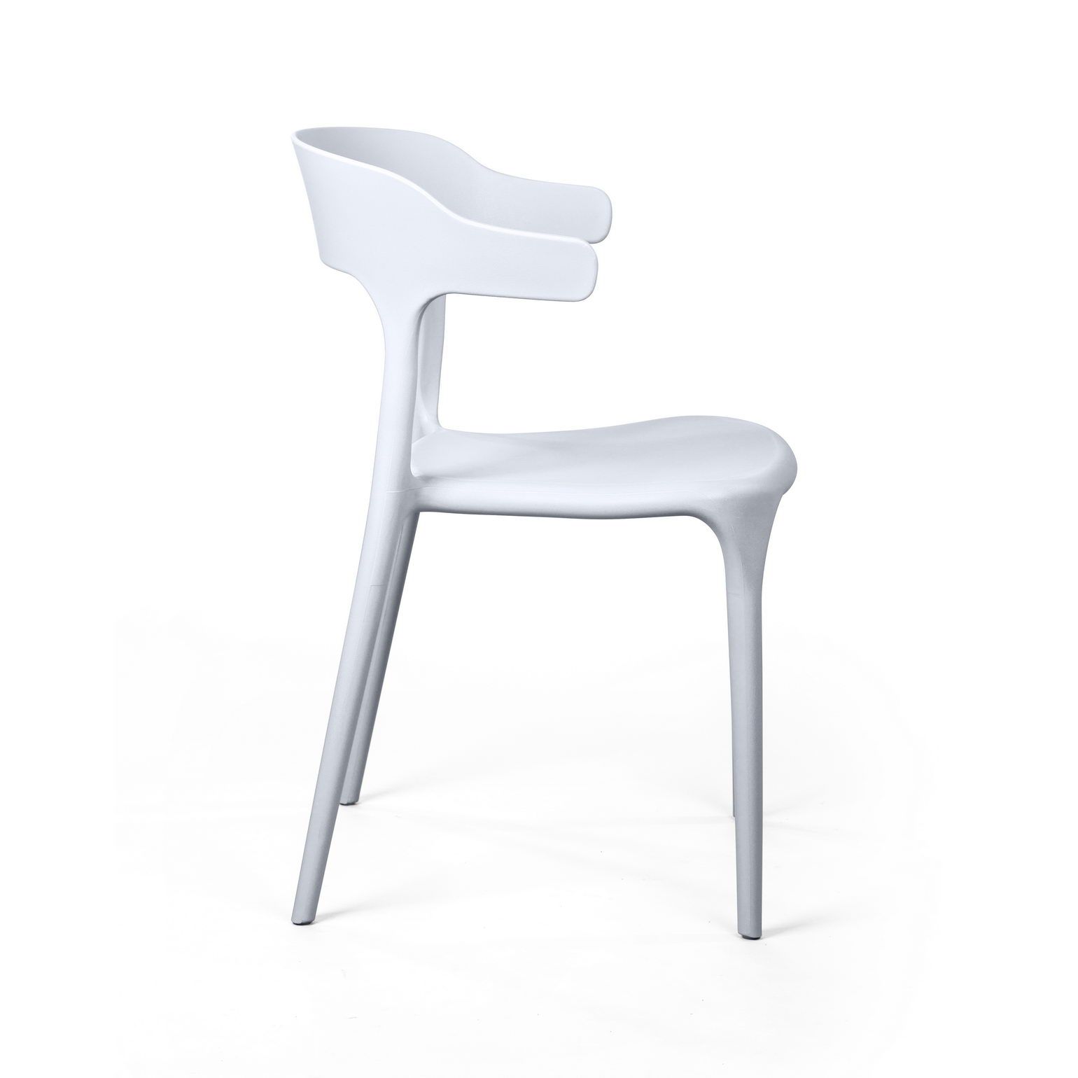 Стул Лео, первичный пластик белый