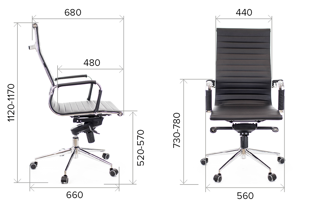 Кресло Everprof Rio M Кожа Черный