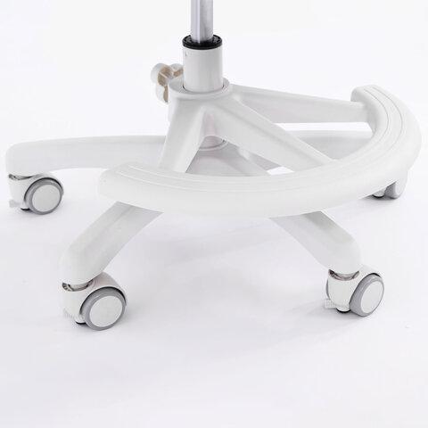 Кресло детское с подставкой для ног BRABIX KIDS "MG-215", сетка/ткань TW, голубое, 533312