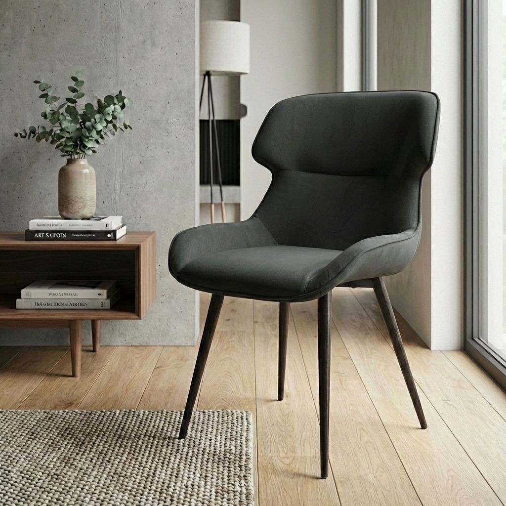 Стул Генри, бархат антрацит 14