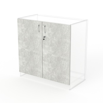 Дверки для прилавков "ТАНДЕМ" на 900мм, Метрополитан Грей